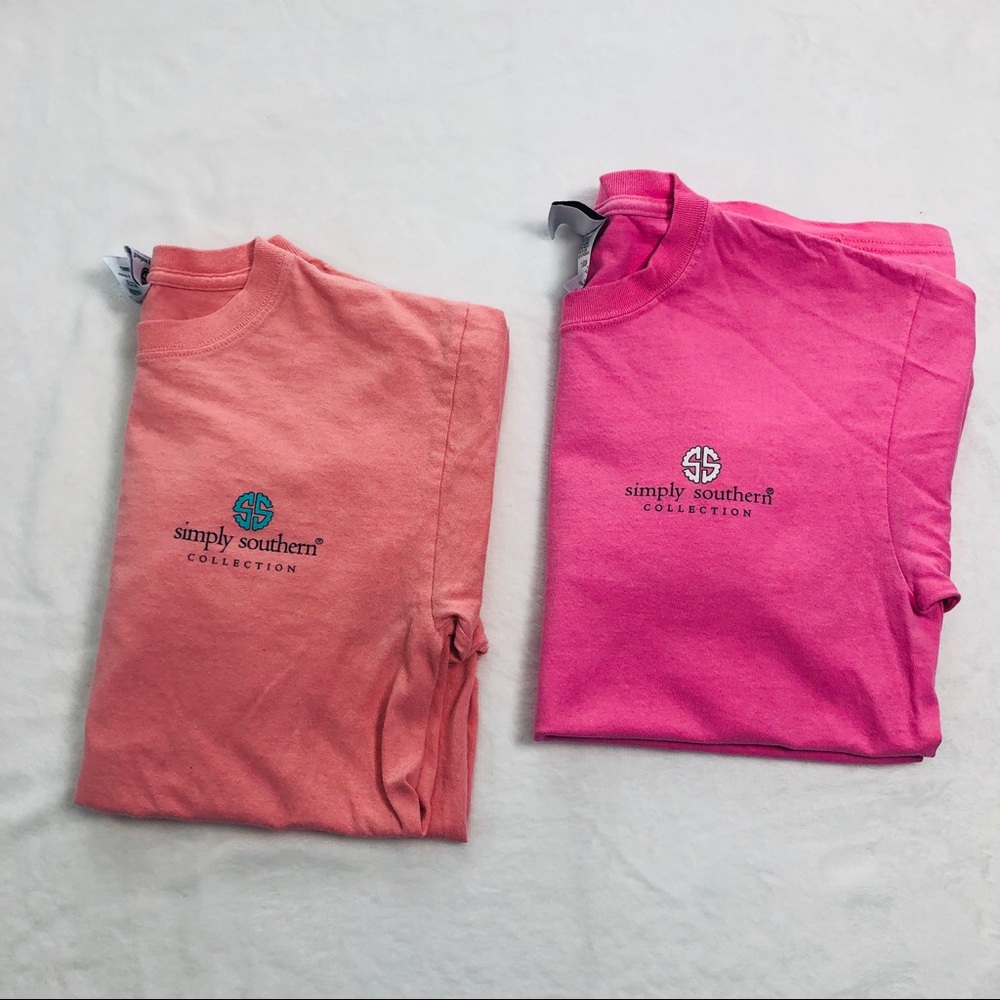 Simply Southern Long Sleeve Tees Size S